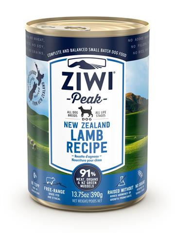 ZiwiPeak LAMB 390 gr. Dåsefoder
